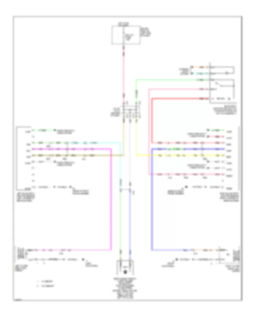 Электросхема системы слепых зон для Toyota Tundra Edition 2014 1794