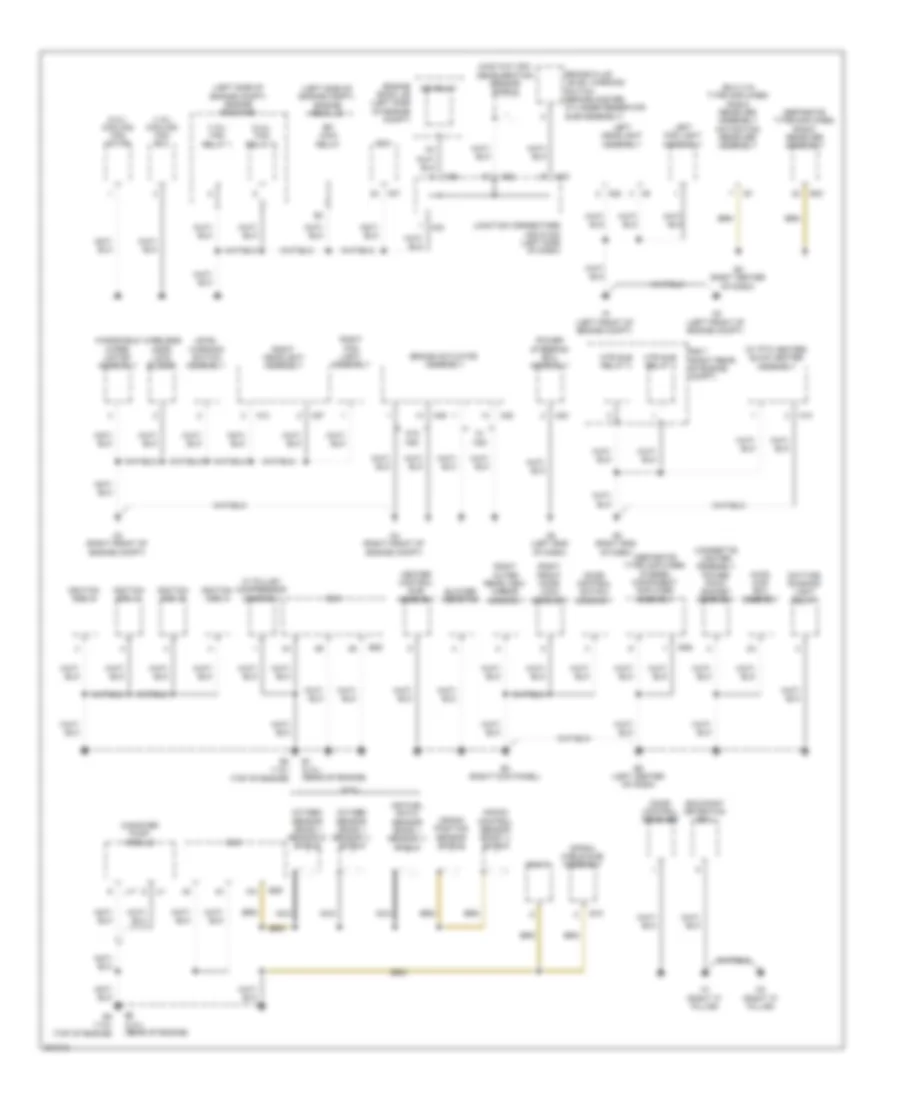 Электросхема подключение массы заземления (1 из 2) для Toyota Matrix S 2009