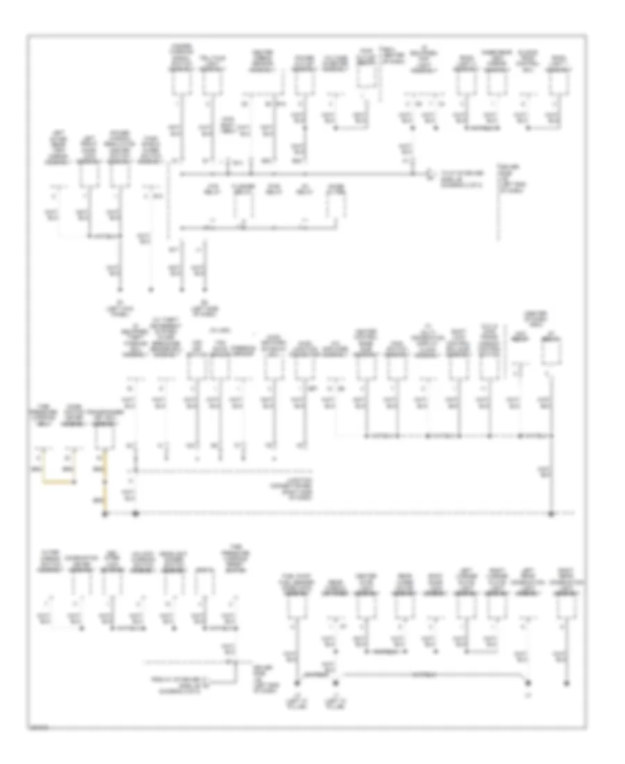 Электросхема подключение массы заземления (2 из 2) для Toyota Matrix S 2009