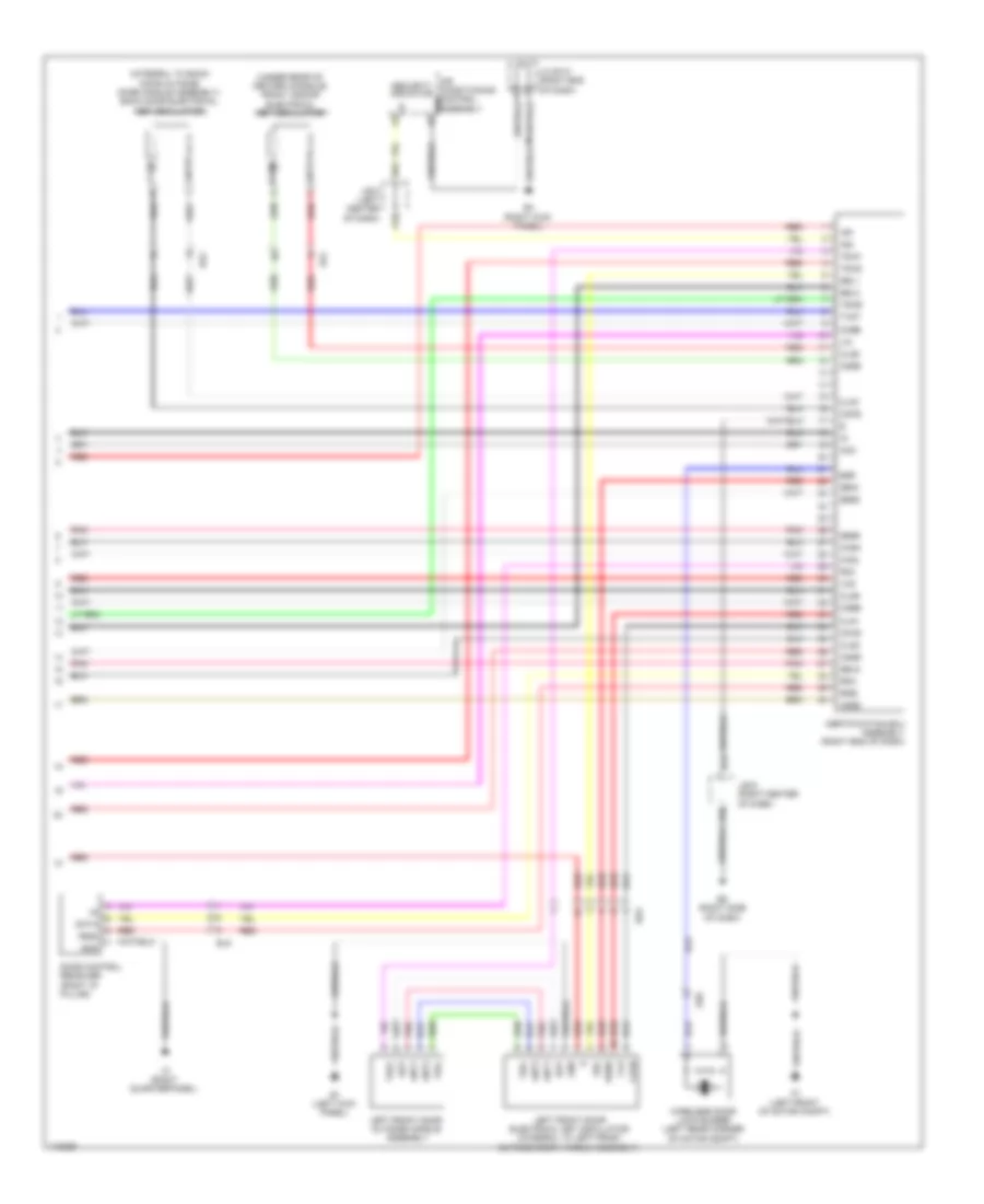 Forced Entry Wiring Diagram, EV (4 из 4) для Toyota RAV4 2012