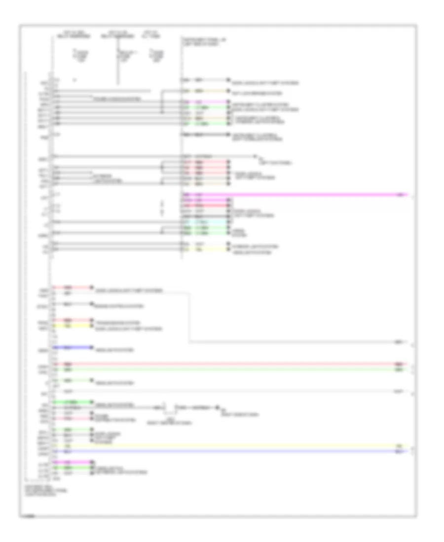 Body ECU Wiring Diagram, EV (1 из 3) для Toyota RAV4 2012