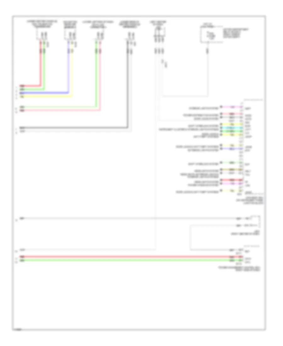 Body ECU Wiring Diagram, EV (3 из 3) для Toyota RAV4 2012