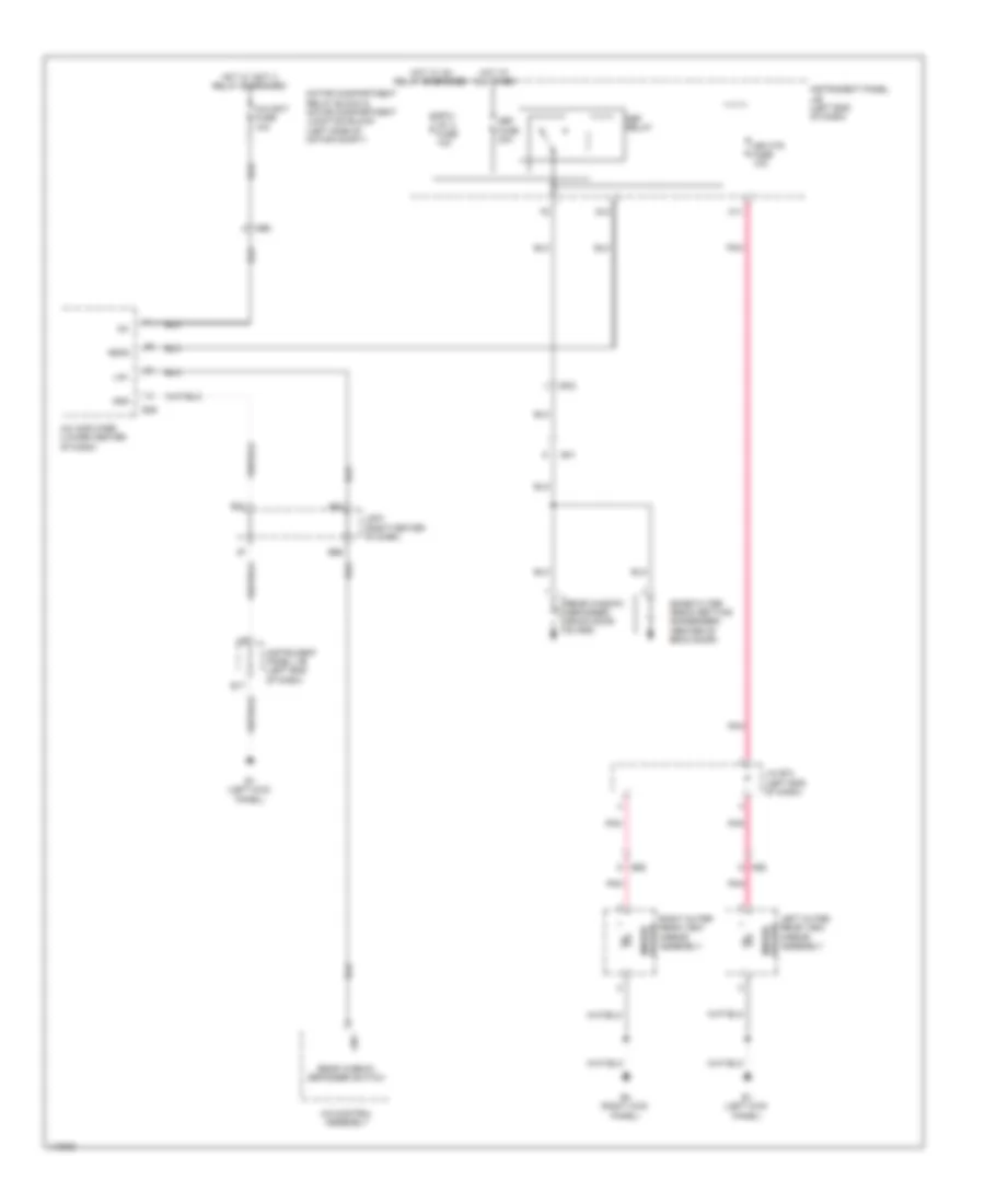 Mirror Heater & Rear Defogger Wiring Diagram, EV для Toyota RAV4 2012