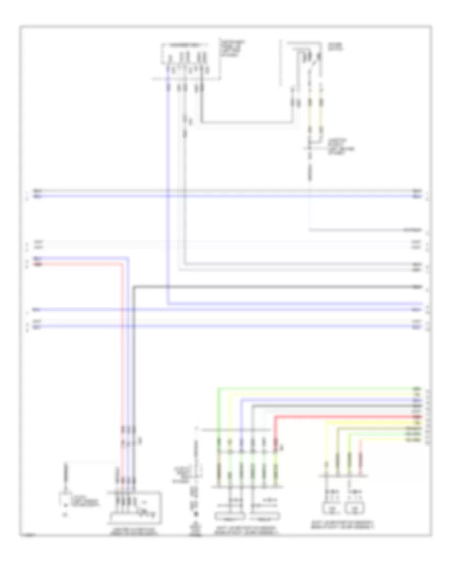 EV, Электросхема системы управления двигателем (2 из 9) для Toyota RAV4 2012