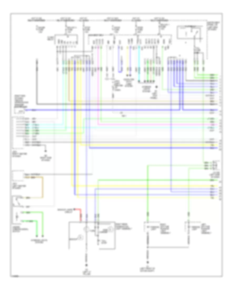 Exterior Lamps Wiring Diagram, EV (1 из 3) для Toyota RAV4 2012