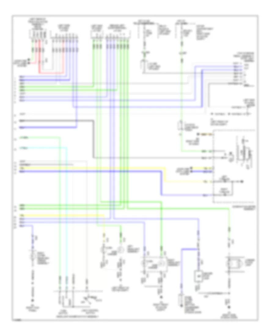 Exterior Lamps Wiring Diagram, EV (3 из 3) для Toyota RAV4 2012
