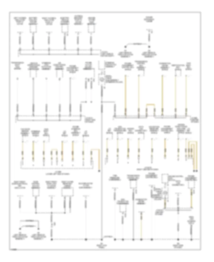 Ground Distribution Wiring Diagram, EV (3 из 4) для Toyota RAV4 2012