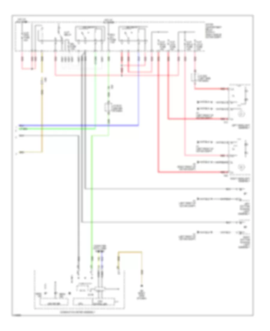 Headlights Wiring Diagram, EV (2 из 2) для Toyota RAV4 2012