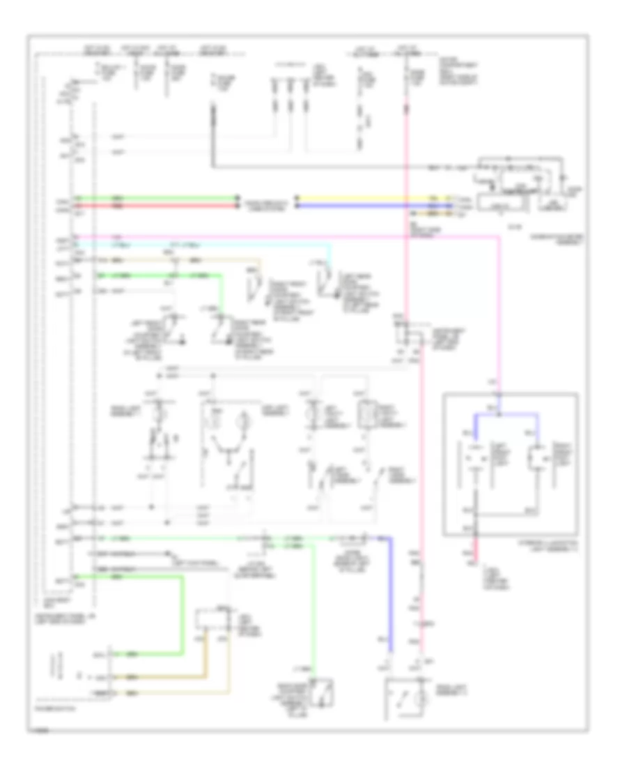 Courtesy Lamps Wiring Diagram, EV для Toyota RAV4 2012