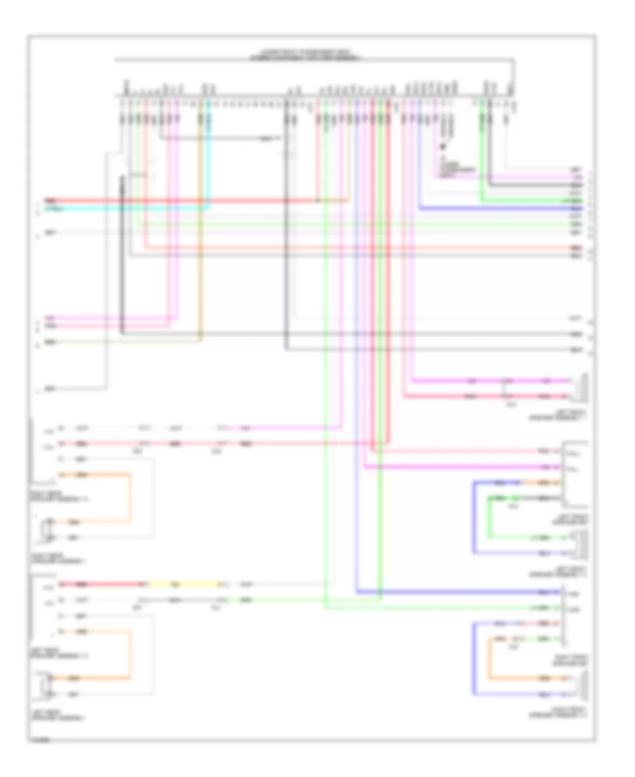 Navigation Wiring Diagram, withSeparate Amplifier  JBL (3 из 4) для Toyota Tundra Limited 2014