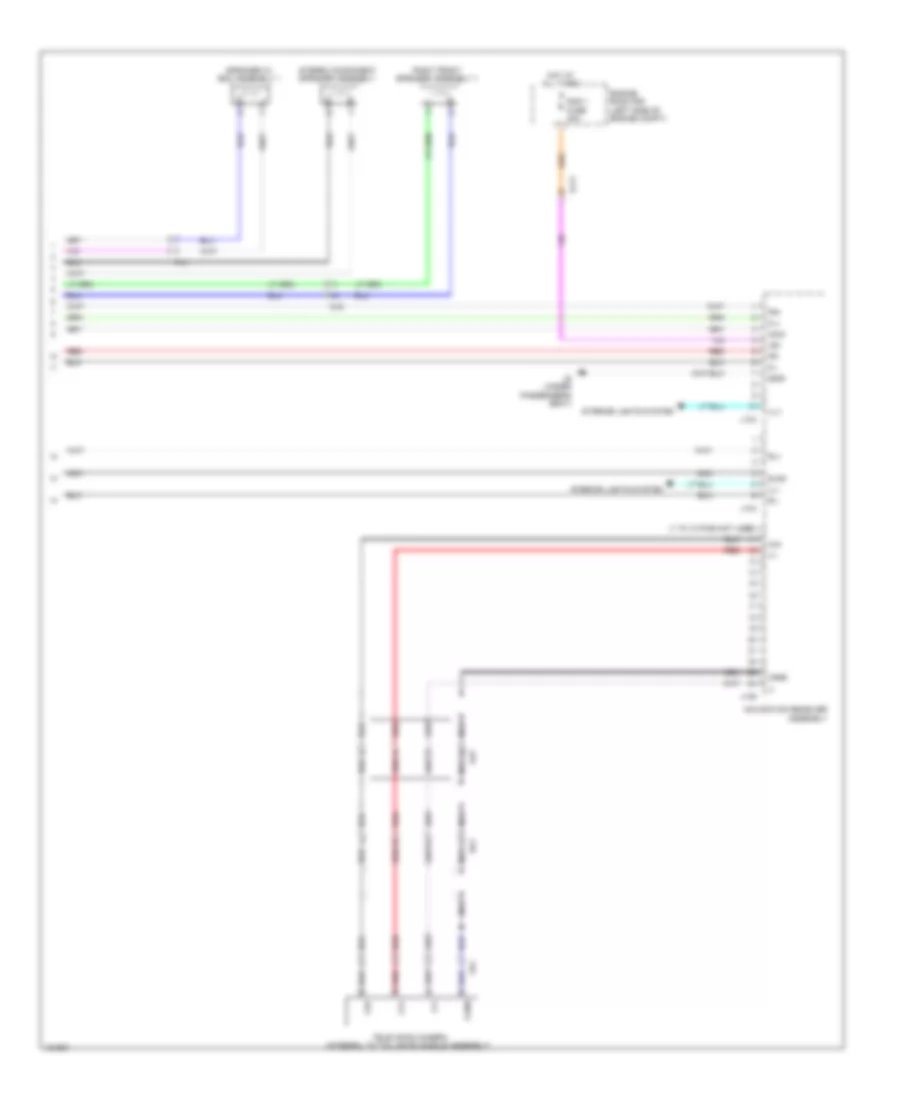 Radio Wiring Diagram, withSeparate Amplifier  JBL (4 из 4) для Toyota Tundra Limited 2014