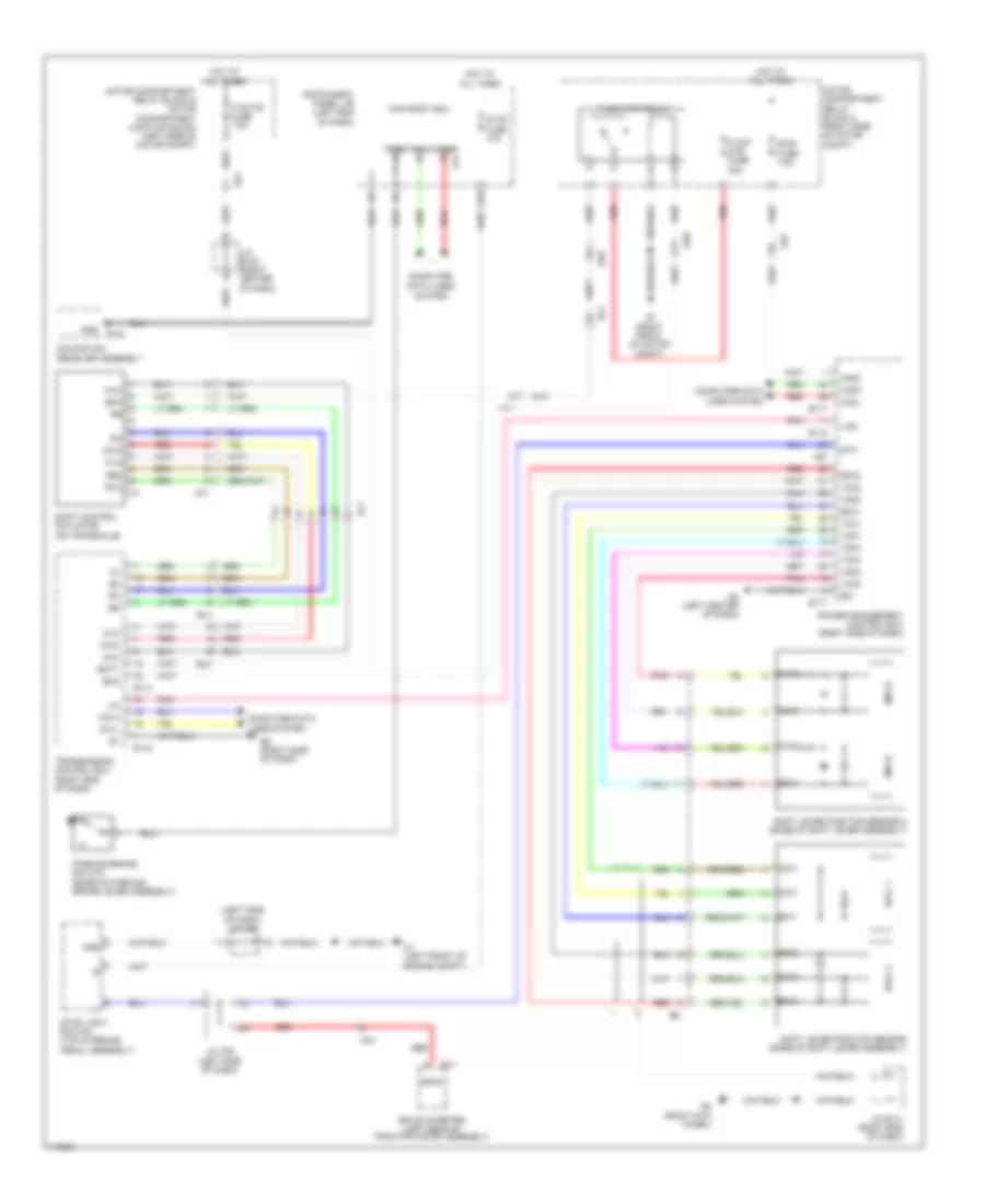 Shift Interlock Wiring Diagram, EV для Toyota RAV4 EV 2012