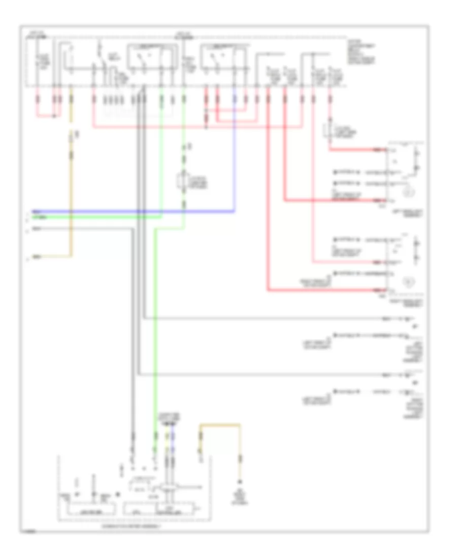 Headlights Wiring Diagram, EV (2 из 2) для Toyota RAV4 EV 2012