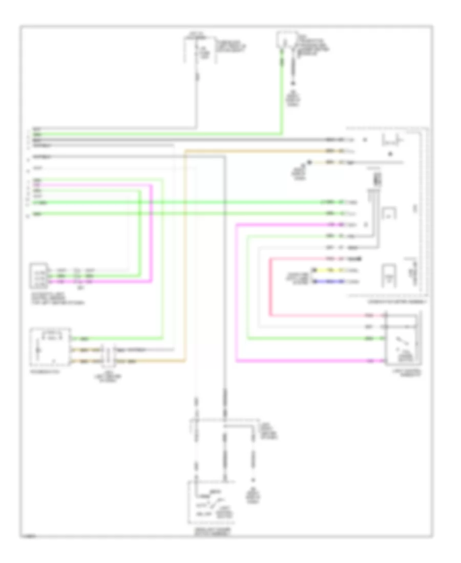 Instrument Illumination Wiring Diagram, EV (2 из 2) для Toyota RAV4 EV 2012