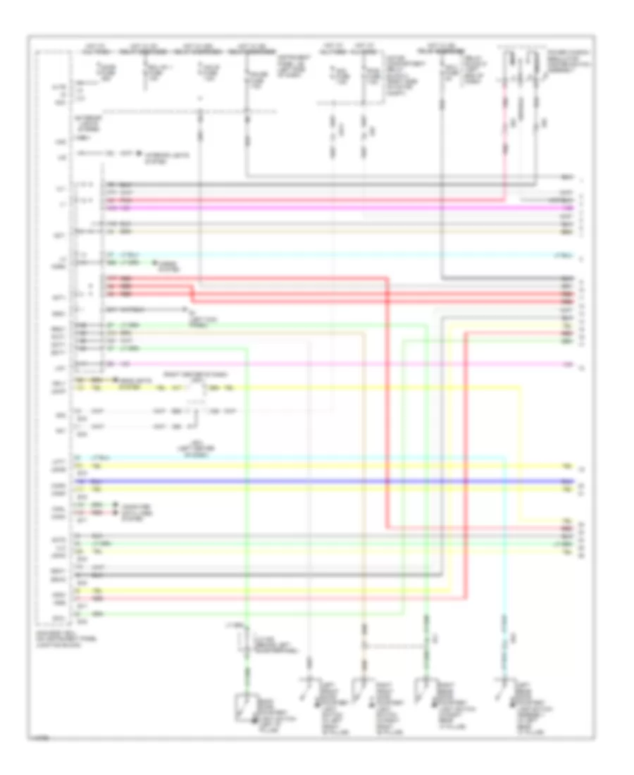 Power Door Locks Wiring Diagram, EV (1 из 4) для Toyota RAV4 EV 2012
