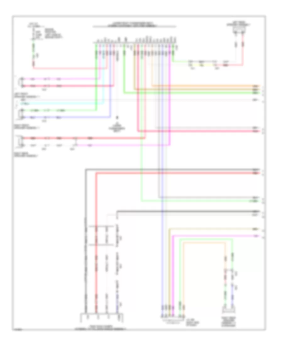 Radio Wiring Diagram, withSeparate Amplifier & without JBL (3 из 4) для Toyota Tundra Platinum 2014