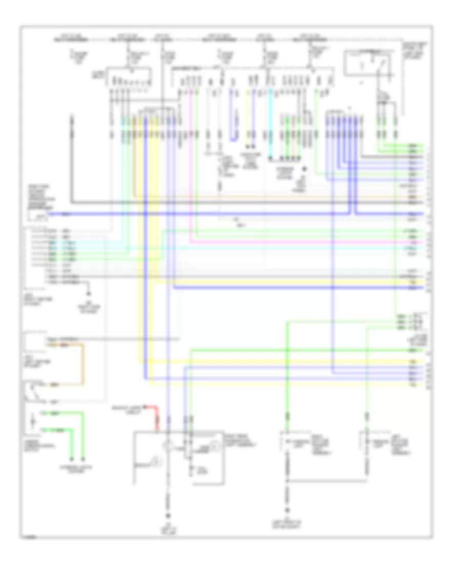Exterior Lamps Wiring Diagram, EV (1 из 3) для Toyota RAV4 Limited 2012