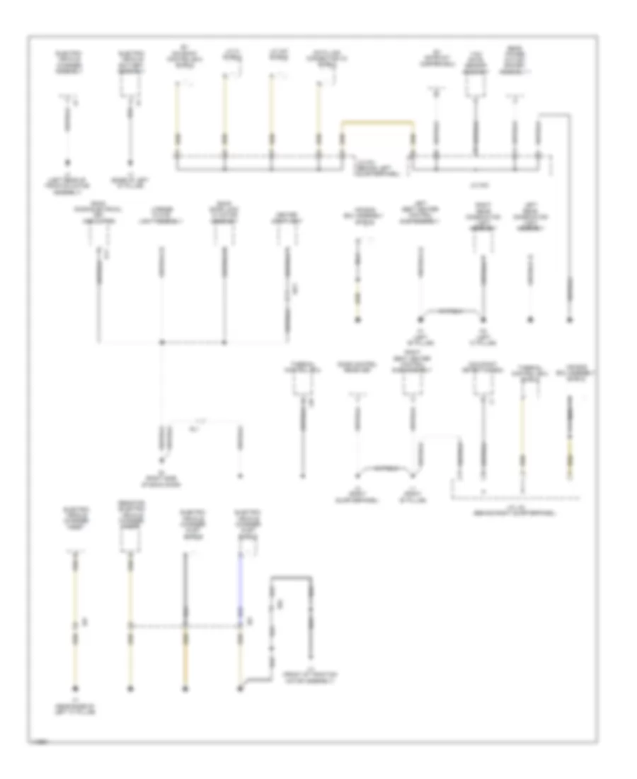 Ground Distribution Wiring Diagram, EV (4 из 4) для Toyota RAV4 Limited 2012