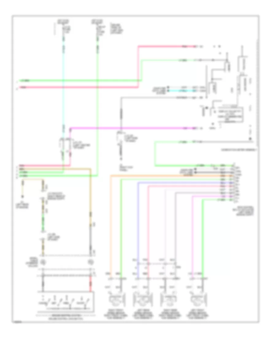4.6L, Электросхема системы круизконтроля (2 из 2) для Toyota Tundra SR5 2014