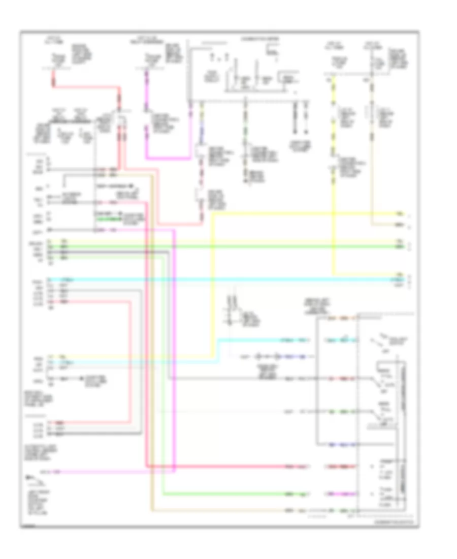 Электросхема фар и противотуманок, С DRL (1 из 2) для Toyota Prius Touring 2009