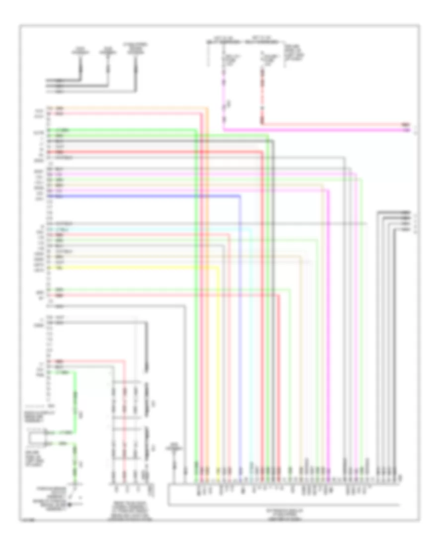 Электросхема навигации GPS, С 13 спикерами без Навигационный Тип Получателя (1 из 4) для Toyota Venza LE 2014