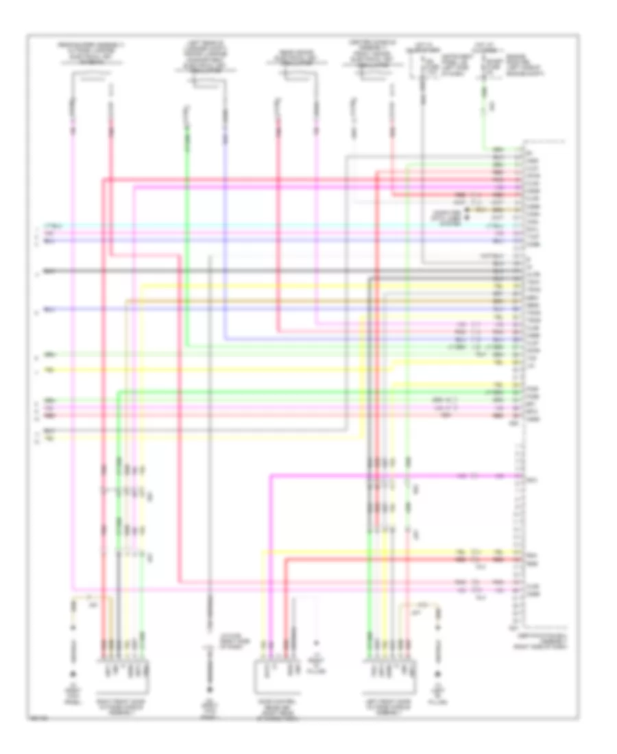 Электросхема центрального замка, С Система безключевого доступа (4 из 4) для Toyota Sienna 2012