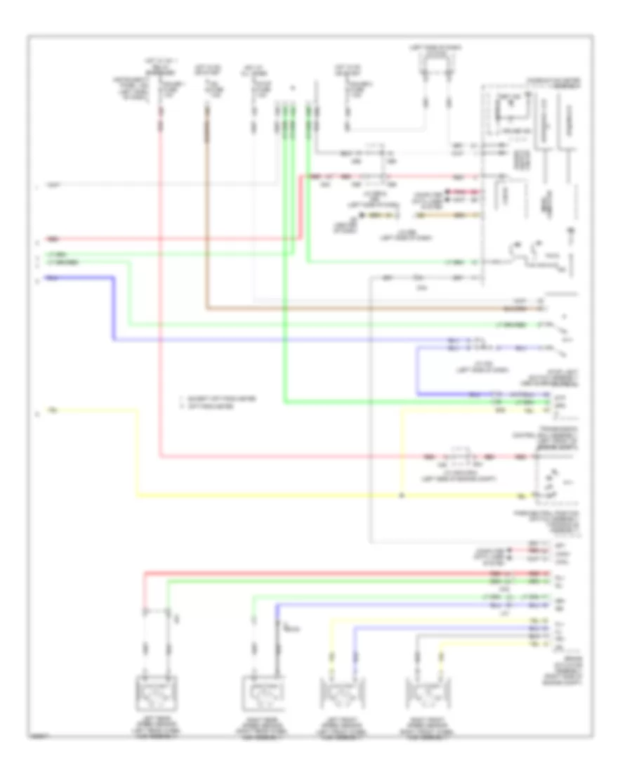 2.7L, Электросхема системы круизконтроля (2 из 2) для Toyota Sienna LE 2012
