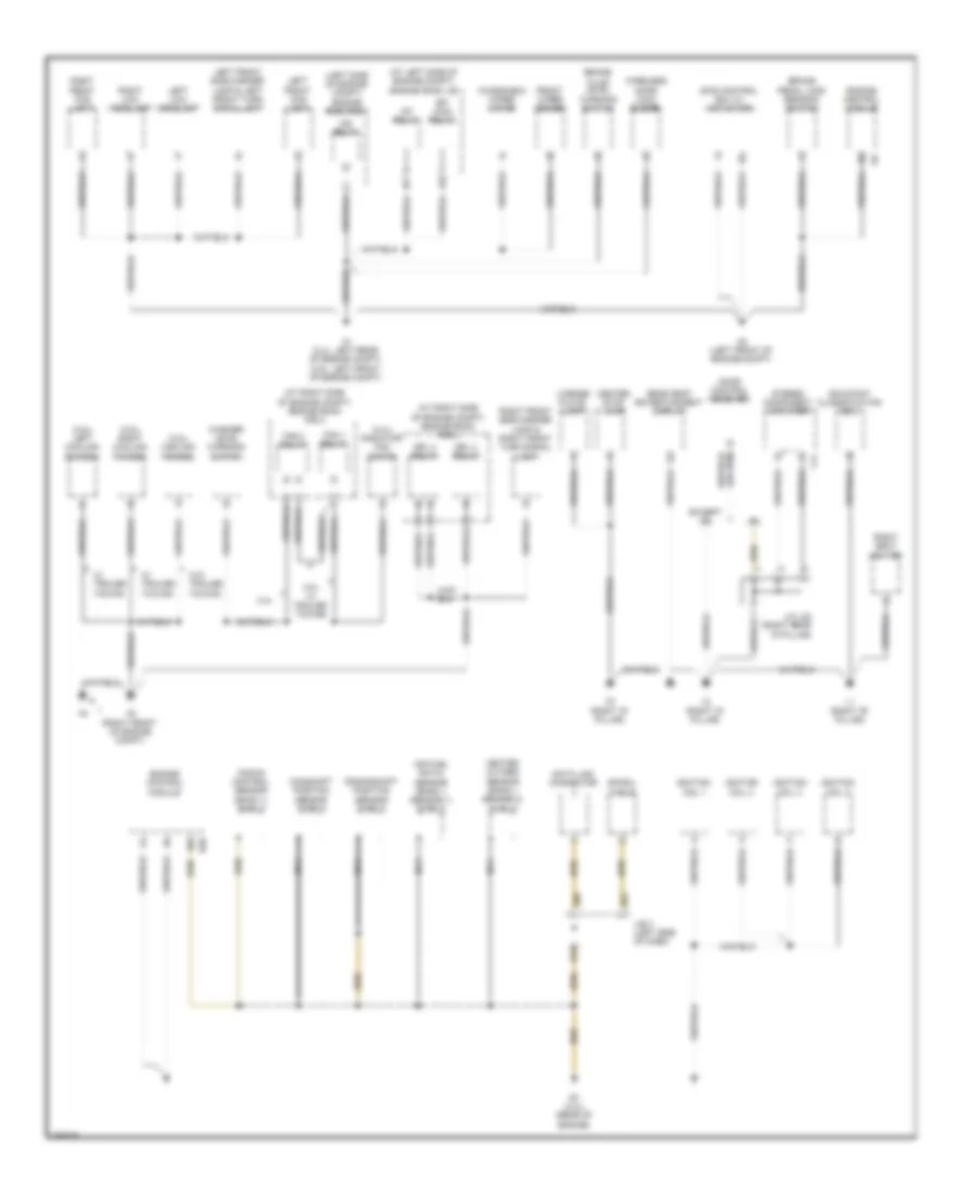 Электросхема подключение массы заземления (1 из 3) для Toyota RAV4 Sport 2008