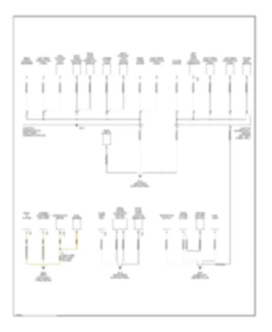 Электросхема подключение массы заземления (3 из 3) для Toyota Sienna LE 2000