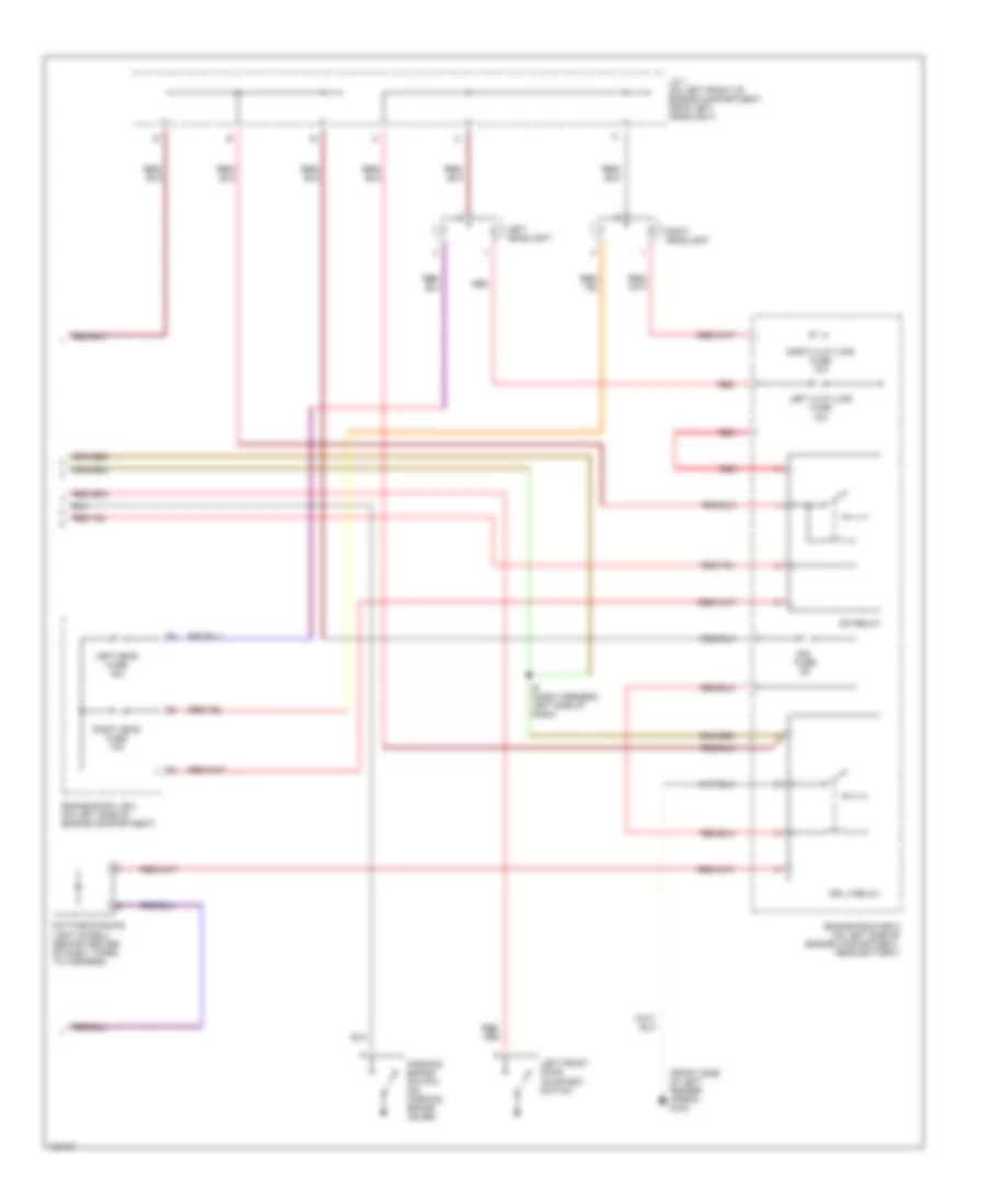 Электросхема фар, С DRL (2 из 2) для Toyota Sienna LE 2000