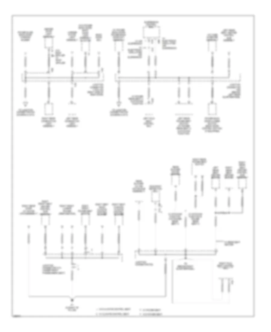 Электросхема подключение массы заземления (4 из 5) для Toyota Sequoia Limited 2008