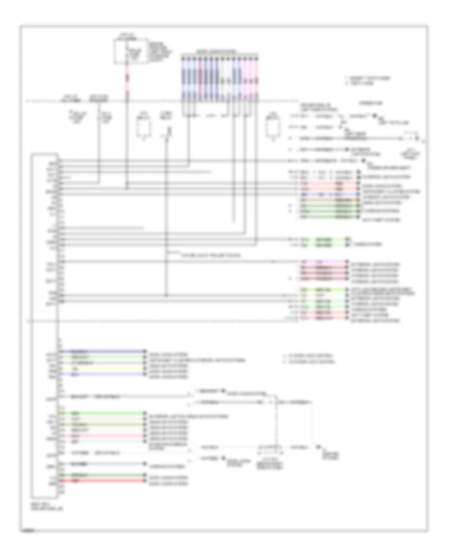Электросхема блоков управления кузовом для Toyota Tacoma 2012