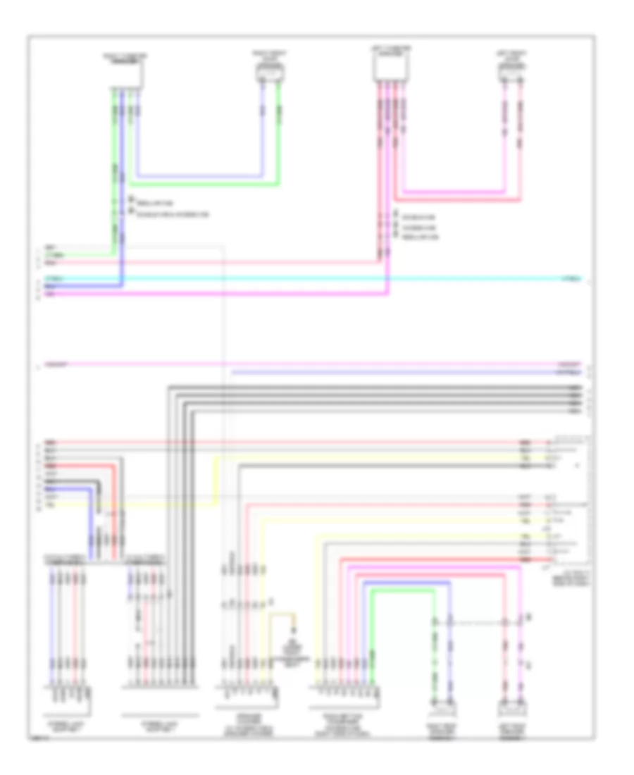 Электросхема магнитолы, без Навигация (2 из 3) для Toyota Tacoma 2012
