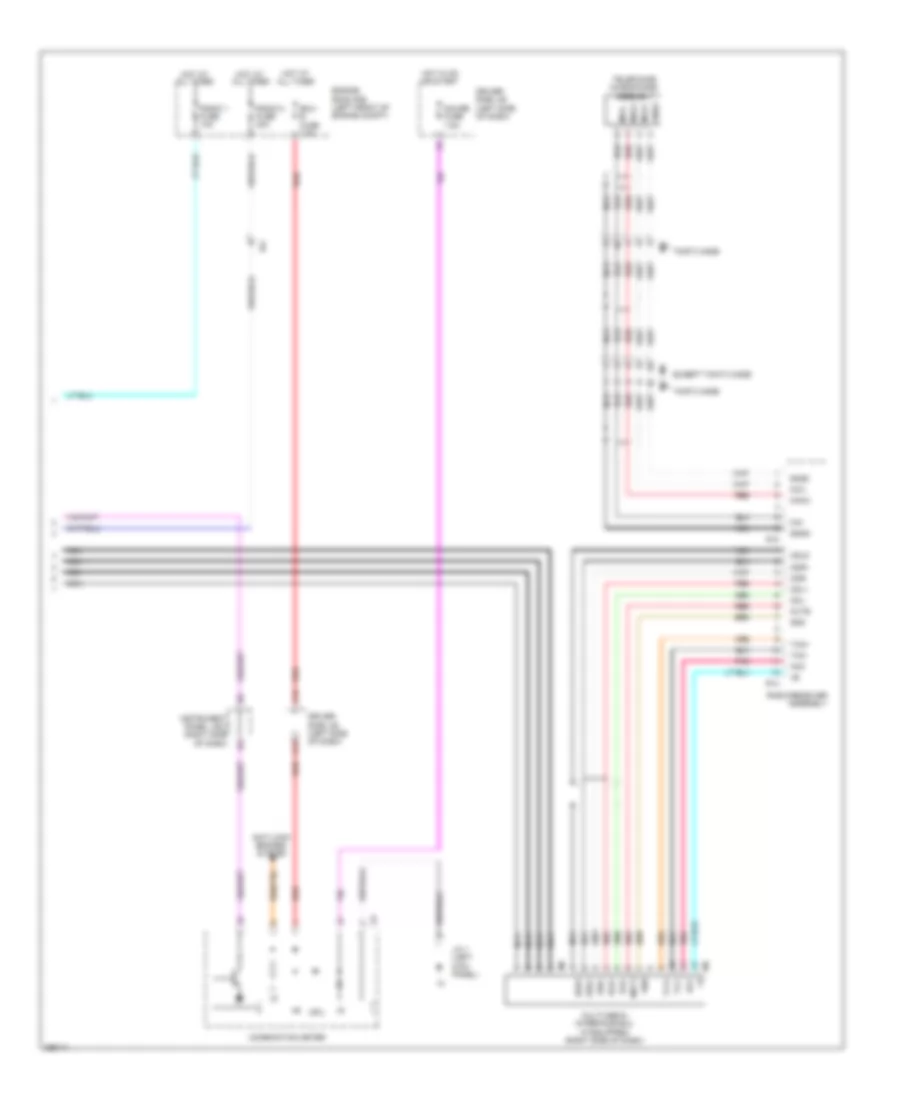Электросхема магнитолы, без Навигация (3 из 3) для Toyota Tacoma 2012