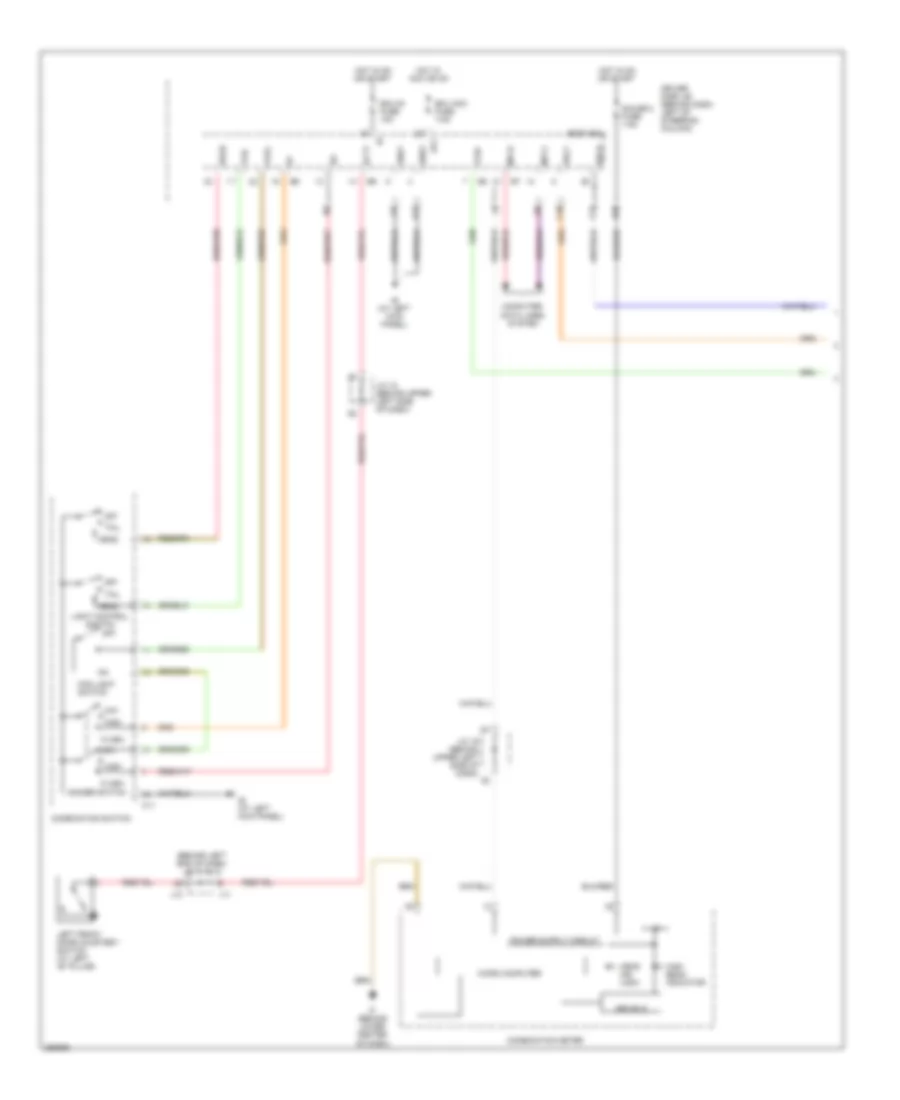 Электросхема фар, без DRL (1 из 2) для Toyota Sienna CE 2008