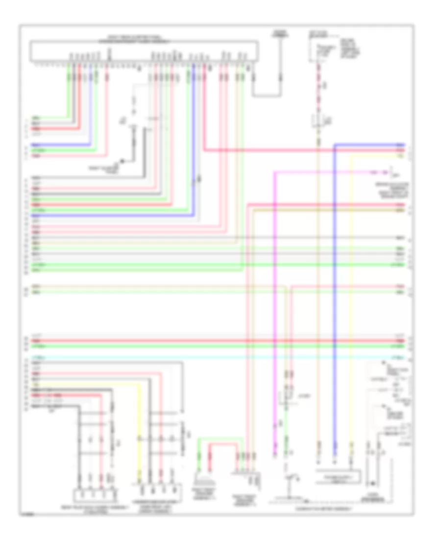Схема С 13 акустическими системами, С Навигация (3 из 4) для Toyota Venza LE 2012