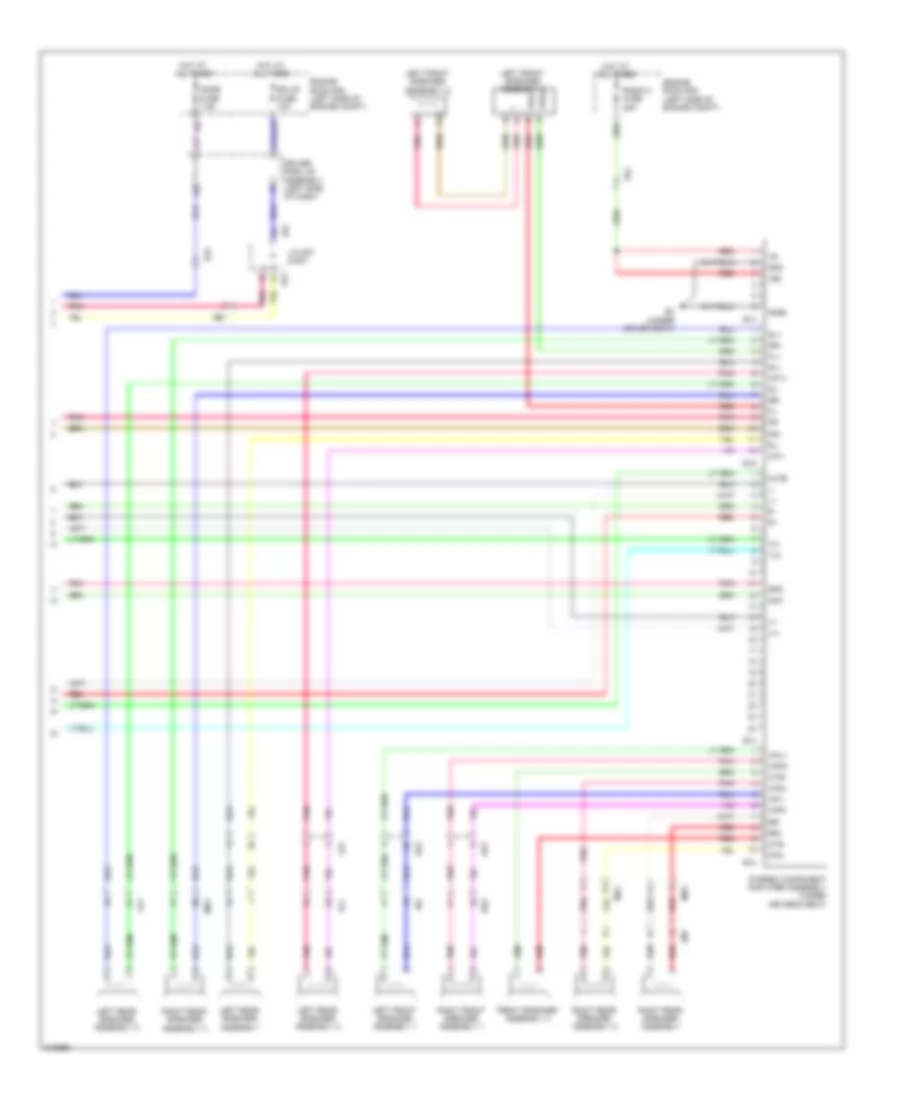 Схема С 13 акустическими системами, С Навигация (4 из 4) для Toyota Venza LE 2012