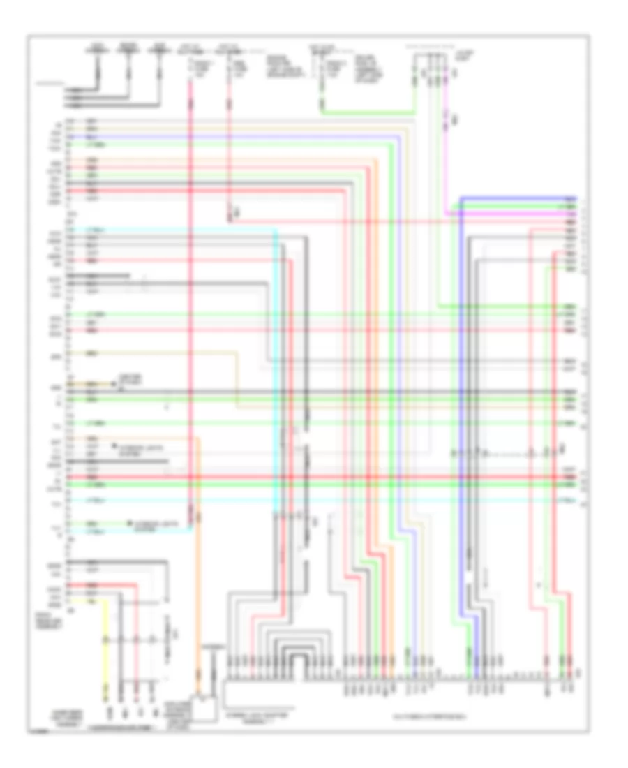 Схема С 13 акустическими системами, без Навигация (1 из 3) для Toyota Venza LE 2012