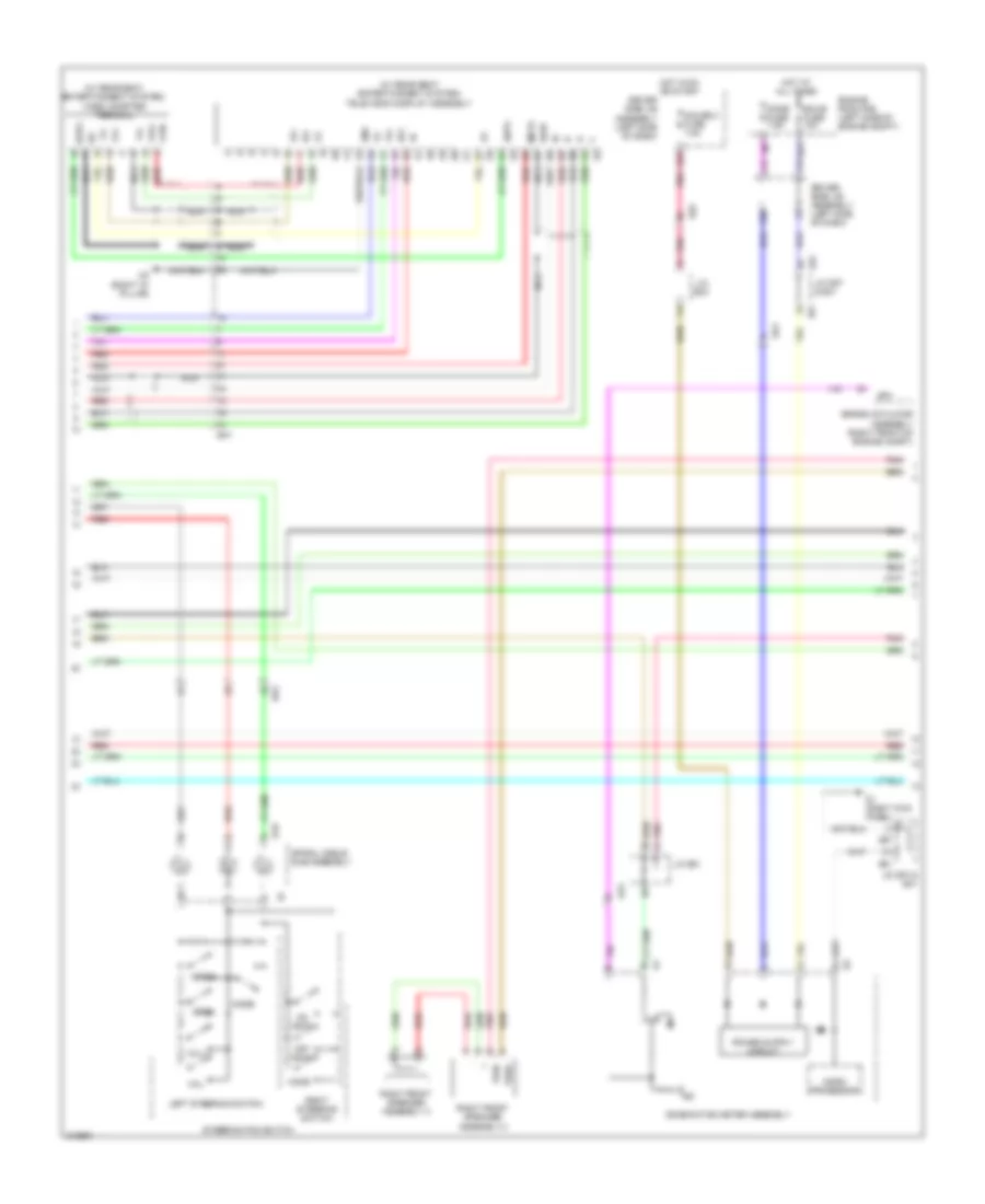 Схема С 13 акустическими системами, без Навигация (2 из 3) для Toyota Venza LE 2012
