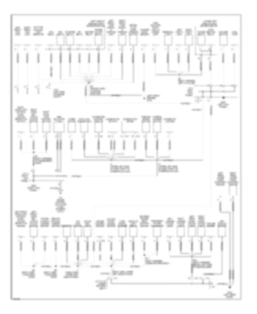 Электросхема подключение массы заземления (1 из 2) для Toyota Tundra Limited 2000