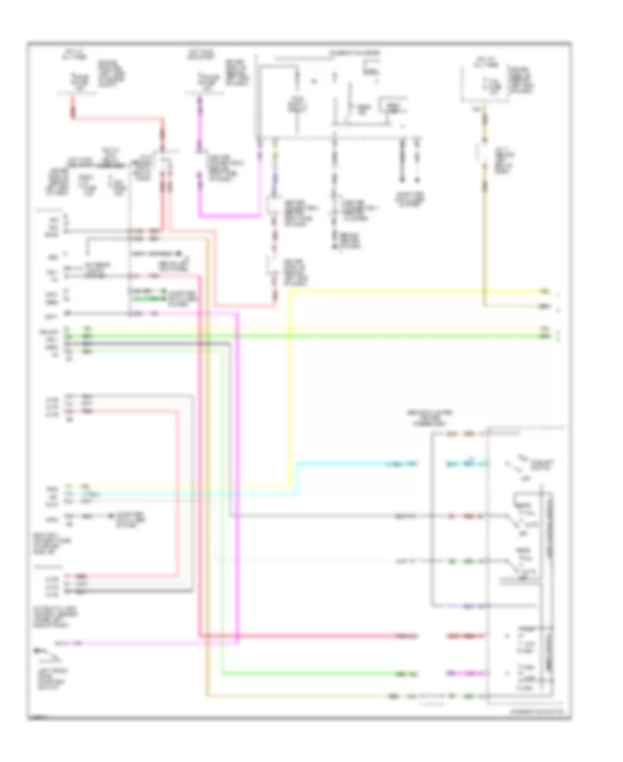 Электросхема фар и противотуманок, без DRL (1 из 2) для Toyota Prius 2004