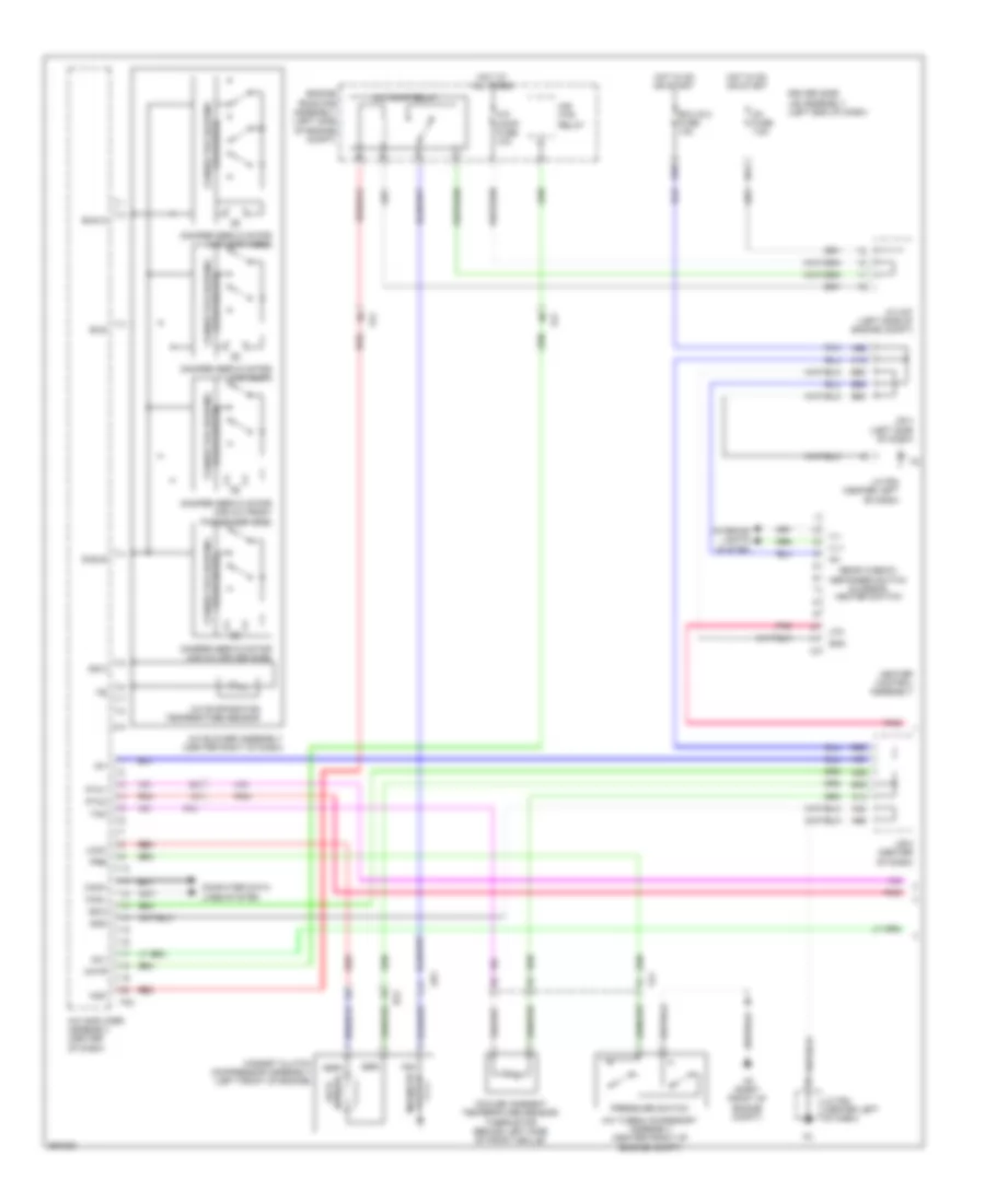 Электросхема кондиционера (1 из 2) для Toyota 4Runner Limited 2013