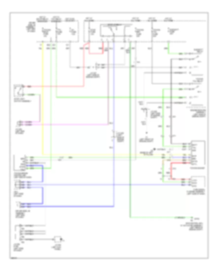 Электросхема розетки подключения прицепа для Toyota 4Runner Limited 2013