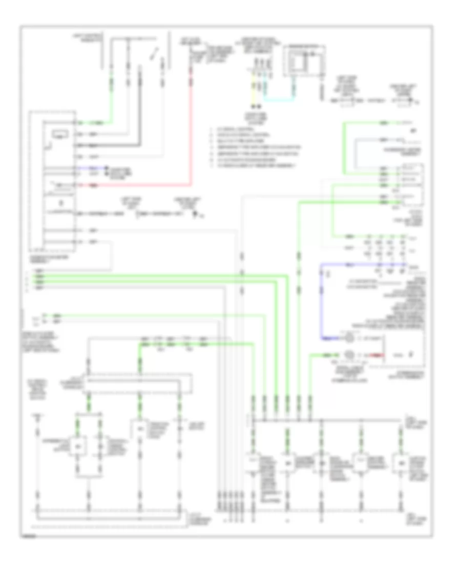 Электросхема подсветки приборов (2 из 2) для Toyota 4Runner Limited 2013