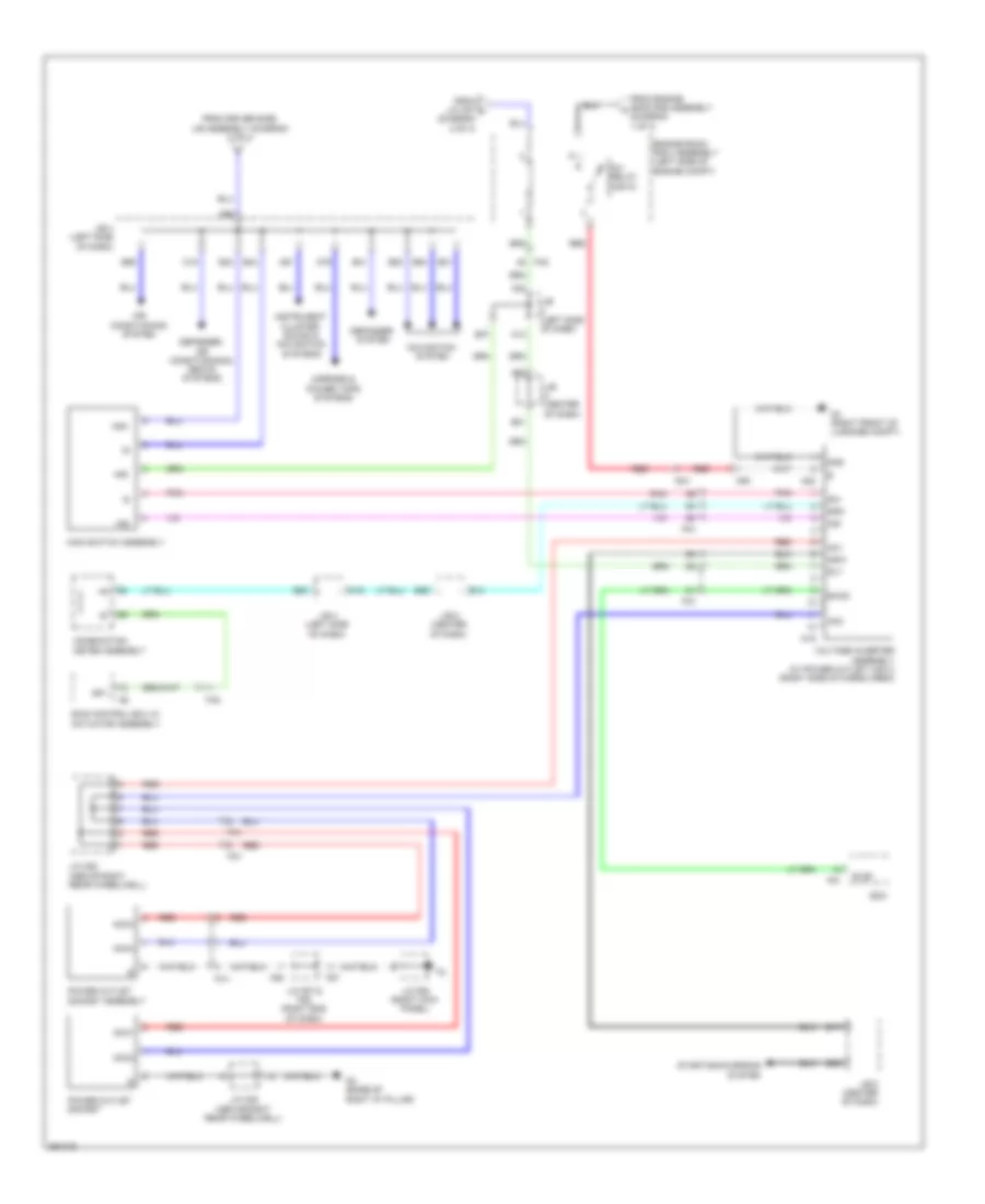 Электросхема блока предохранителей и реле (4 из 4) для Toyota 4Runner Limited 2013