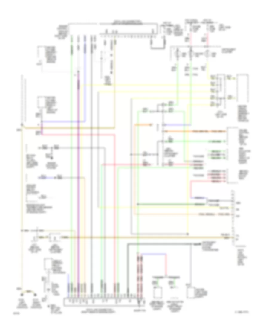 3.0L, схема соединителя канала связи для Toyota Camry XLE 1994