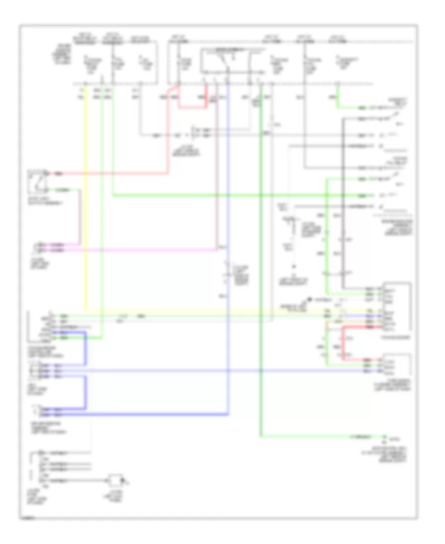 Электросхема розетки подключения прицепа для Toyota 4Runner Limited 2011
