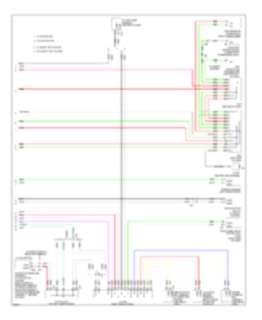 Электросхема линии передачи данных CAN (2 из 2) для Toyota 4Runner SR5 2013