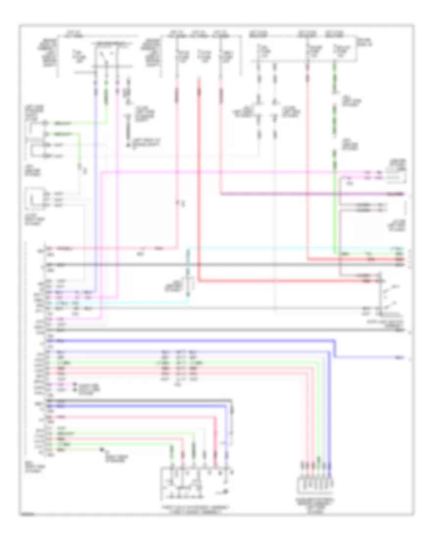 Электросхема системы круизконтроля (1 из 2) для Toyota 4Runner SR5 2013