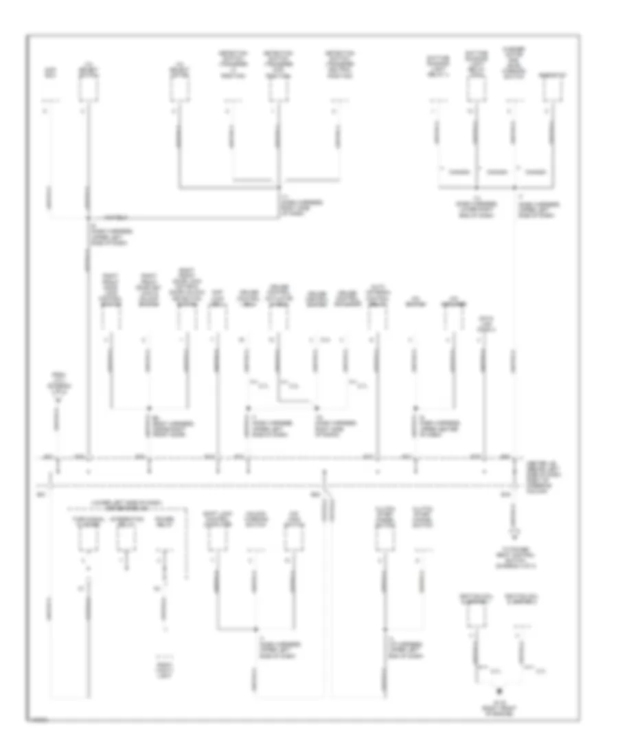 Электросхема подключение массы заземления (2 из 3) для Toyota 4Runner Limited 1998